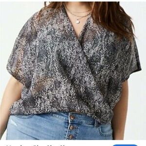 Maurice’s High Low Blouse